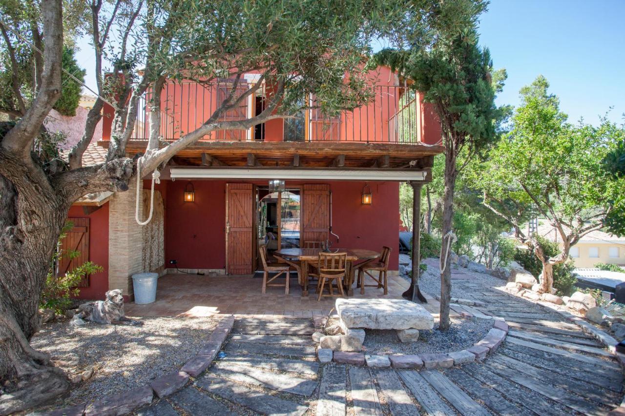 Ca Carmela, Casa Con Encanto Con Piscina "Parque Natural Sierra Calderona" バレンシア エクステリア 写真